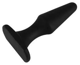 You2Toys Silikonski Analni Čep Suženog Oblika 10.5cm Meki Crni