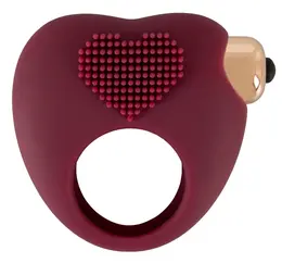 You2Toys Vibrating Ring Flexible Heart-Shaped Silicone, 6.5 cm
