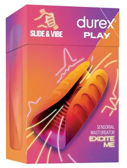 Durex Sensorial Ride & Vibe Intimate Silicone Device, 7 Vibration Modes, Black