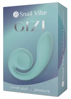 Snail Vibe Gizi Tiffany Dual Motor Flexible Silicone Massager 19cm