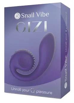Snail Vibe Gizi Purple Duo Vibrator - Compact, Flexible, Dual Motors