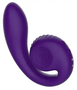 Snail Vibe Gizi Purple Duo Vibrator - Compact, Flexible, Dual Motors