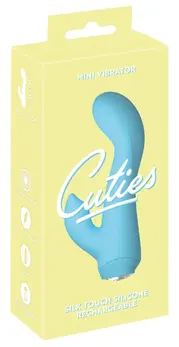 Cuties Mini Vibrator Plavi 4. Generacija - Kompaktni Dvostruki Soft Touch