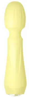Cuties Mini Vibrator Yellow 4th Gen - Compact Flexible Silicone Device