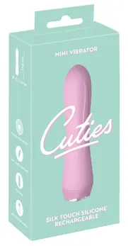 Cuties Mini Vibrator Roze 4. Generacija - Kompaktni Silikonski Model, 10 Režima