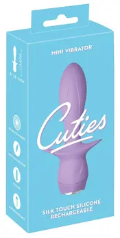 Cuties Mini Vibrator Purple Gen4 - Soft Silicone, 10 Modes, 13.6 cm