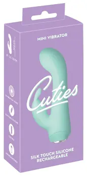 Cuties Mini Vibrator 4.G Green - Kompaktni Fleksibilni Silikonski Model