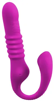 Javida 3 Function Dual Action Intimate Machine, Flexible, USB, Purple