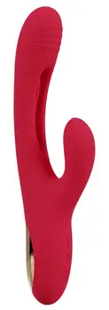 Sweet Smile Rabbit Flicking Intimni Sistem, Roze, 24.2cm, Silikon