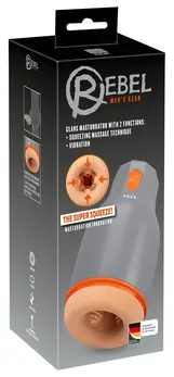 Rebel Uređaj za Stimulaciju Glansa Super Squeeze, 7 Režima, Punjiv, Crni