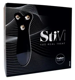 HOT StiVi Dvostrani Intimni Masažer, Silikon, Punjiv, 17cm