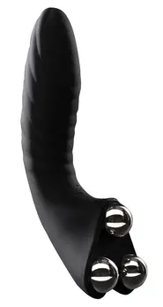 HOT StiVi Dvostrani Intimni Masažer, Silikon, Punjiv, 17cm