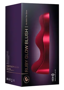 Rocks-Off Ruby Glow 2.0 Blush intimni masažni sistem, roze, 17,5 cm