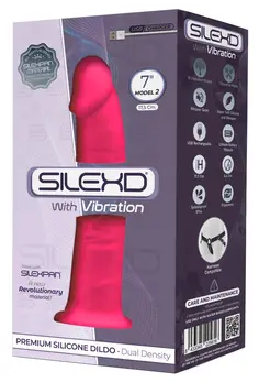 SilexD Model 2 Intimate Silicone Device Pink 17.5cm Flexible Motor