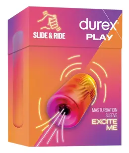 Durex Slide & Ride Intimate Sleeve Reusable TPE 10.5cm Transparent