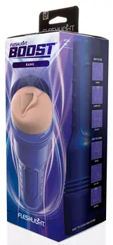 Fleshlight Boost Bang Dark intimna mašina sa kontrolom usisavanja, 24,8 cm