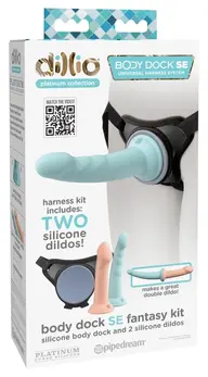 Dillio Platinum Body Dock SE Fantasy Kit 6&7 with Two Silicone Attachments