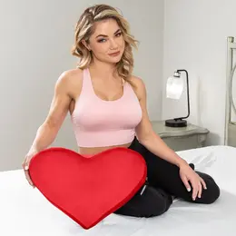 Liberator Heart Wedge Red - Ergonomic Intimate Cushion, 45.5x35.5x18cm