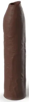 Fantasy X-Tensions Elite Uncut silikonski intimni rukavac, braon, 17,8 cm