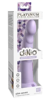 Dillio Platinum Slim Seven 7 Inch Silikonski Intimni Uređaj Ljubičasta