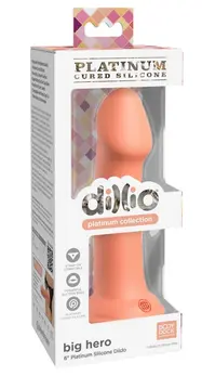 Dillio Platinum Big Hero Fleksibilni Silikonski Model Breskva 17 cm