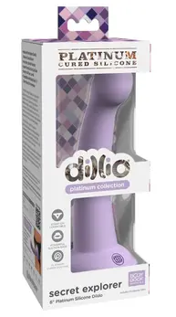 Dillio Platinum Secret Explorer Intimate Device Purple 17.2cm