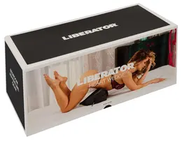 Liberator Heart Wedge Black Support Cushion Ergonomic 45.5x35.5x18cm