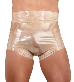 LateX Uniseks Lateks Pelenske Gaćice XL Transparentne Boje Kože