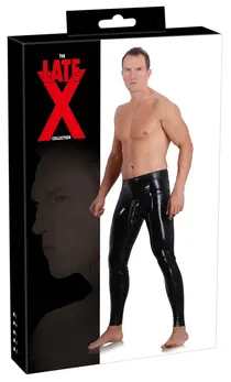 LateX Lateks Helanke XL sa Anatomskim Rukavom, Crna, 0.4 mm