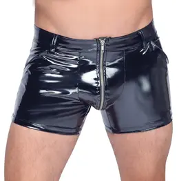 Black Level Vinil Pantalone RV 2XL - Sjajne Rastegljive Pantalone sa Rajsferšlusom