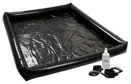 Glossy Games Bondage Sheet Set Black 140x185 cm Inflatable Border