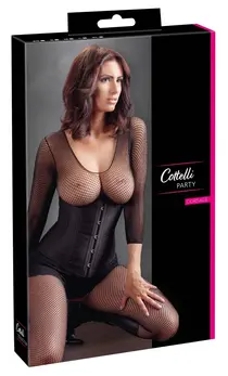 Cottelli Collection Otvoreni Korzet S - Elegantni Oblikovač Struka, Crna