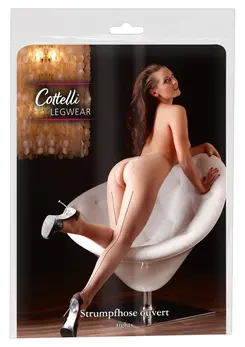 Cottelli LEGWEAR hulahopke 20 DEN boje kože sa dekorativnim šavom