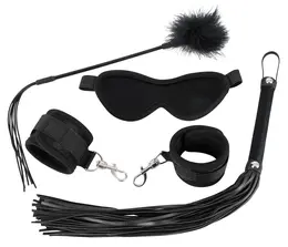 You2Toys Velvet Touch 4-delni Crni Senzorni Set za Igru
