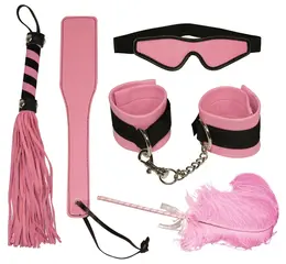 You2Toys Bondage Set Pink/Black - Complete Restraint & Sensory Kit
