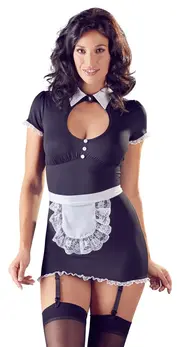 Cottelli Collection Maid Dress L Podesiva Naramenica Kecega Oprema