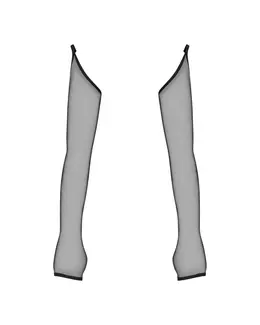 Obsessive Mesh Arm Sleeves Black XS/S - Elegant Long Fishnet Design