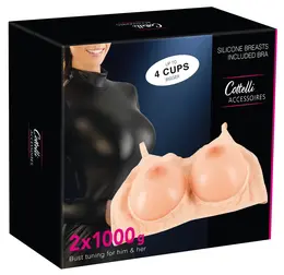 You2Toys Silikonski Poboljšivač Grudi sa Podesivim Brusthalterom, Prirodni, 75-85 cm