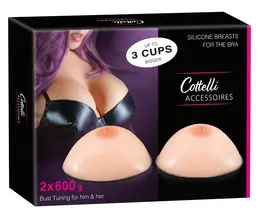 You2Toys Silikonski Poboljšivači Grudi 600g Par - Prirodni Oblik Ulošci