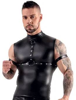 Svenjoyment Bondage top Crna S sa podesivim arm harnessom