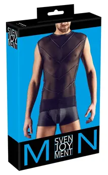 Cottelli Collection Muška košulja 2XL Crna Powernet Mat Finiš