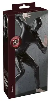 ZADO Men's Full-Body Suit L Stretch Mesh Black Zipper System
