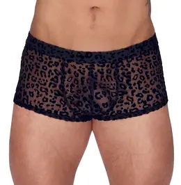 Noir Handmade M.Pants Leopard Powernet L Transparent Men’s Pants