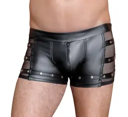 NEK Muške mat crne pantalone sa mrežastim umecima 2XL
