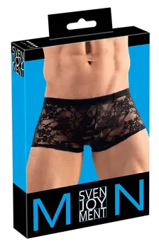 Svenjoyment XL Transparent Lace Look Men's Pants - Soft Stretch Material