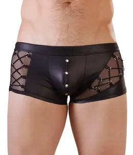 NEK Men's Matte Look Party Pants XL with Powernet Inserts, Black