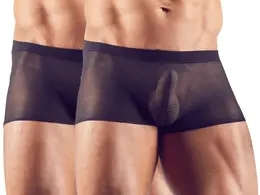 Svenjoyment Muške Prozirne Rastegljive Pantalone 2-Pak S-L Poliamid