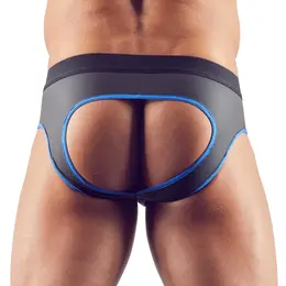 NEK Muški Jock XL Crni Neopren-Efekat Mat Tkanina, Prednji Rajsferšlus