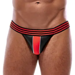 Svenjoyment Jockstrap Neoprene-Style Black/Red S/M Comfort Fit