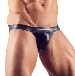 NEK Muški Rastegljivi Jokstrap S Sjajno Crno Sportsko Donje Rublje